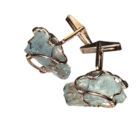 Sterling Silver Quartz Cufflinks - Shin Brothers - Picture 5 of 10